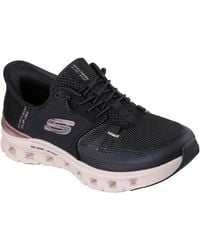 Skechers - Glide-Step Pro Radiant Stride Mesh/Rose Trim Trainers Textile - Lyst