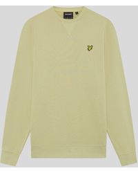 Lyle & Scott - Cotton Crew Neck Sweatshirt - Lyst