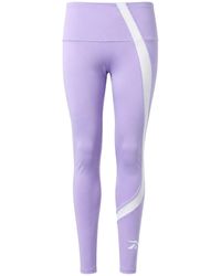 Reebok - Wor Big Logo Leggings Cotton - Lyst