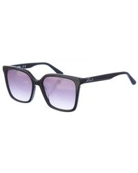 Karl Lagerfeld - Square Shaped Acetate Sunglasses Kl6014S - Lyst