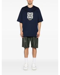 Givenchy - 4G 1952 Embroidered Logo Oversized T-Shirt - Lyst