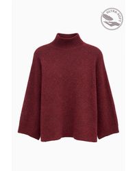 MixRay - Oversized Geribbelde Coltrui - Lyst