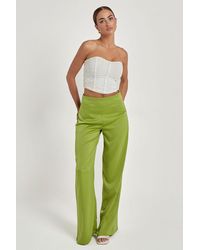 Urban Bliss - Satin Wide Leg Trouser - Lyst