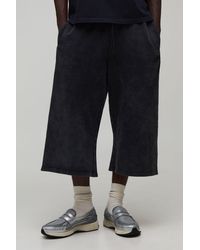 BoohooMAN - Heavyweight Washed Jersey Longline Jort - Lyst