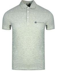 Aquascutum - Aldis Crest Block Logo Polo Shirt Cotton - Lyst