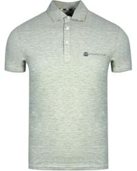 Aquascutum - Aldis Crest Block Logo Polo Shirt Cotton - Lyst
