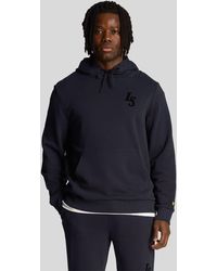 Lyle & Scott - Lyle & Scott Club Emblem Dark Hoodie - Lyst