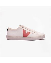 Victoria - Berlin Eco Contrast Canvas Trainers/Rose - Lyst