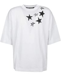 Palm Angels - Shooting Stars Overlogo Oversize T-Shirt Cotton - Lyst