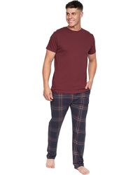 Duck and Cover - Callister Pyjama Set (bourgondië) - Lyst