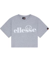 Ellesse - Silo Cropped T-Shirt - Lyst