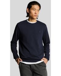 Lyle & Scott - Superfine Cotton Crew Neck Sweatshirt - Lyst
