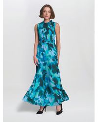 Gina Bacconi - Roxanna Sleeveless Shired Top Dress - Lyst