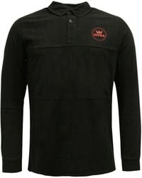 Supra - Long Sleeved Polo Top Casual T-Shirt 102088 008 A38A - Lyst