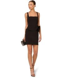 Adrianna Papell - Stretch Crepe Mini Dress - Lyst
