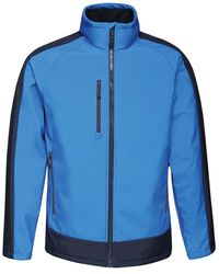 Regatta - Contrast Three Layer Printable Soft Shell Jacket (New Royal/ - Lyst
