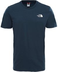 The North Face - Short Sleeve Simple Dome T-Shirt, Cotton - Lyst