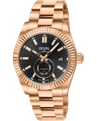 Gevril - Swiss Made Automatic Eta 2895 West Village Sunray Dial, 316L Stainless Steel Iprg Watch - Lyst