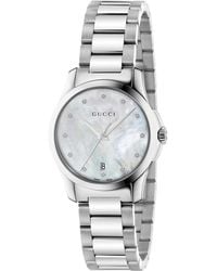 Gucci - G-Timeless Ladies Watch With Mother Of Pearl Dial - Lyst