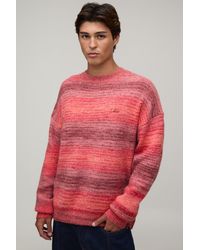 BoohooMAN - Relaxed Ombre Knitted Jumper - Lyst
