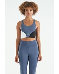 TOMMY LIFE - Colour-Block Cropped Sports Top - Lyst