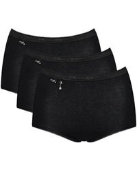 Sloggi - Basic+ Maxi 3 Pack Briefs - Lyst
