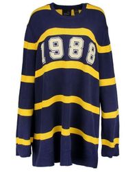 PUMA - Fenty By Rihanna Oversized Crew Neck Sweater Pullover 575786 01 - Lyst