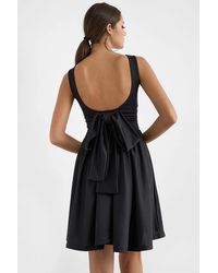 Hiccup - Open Back Bow Mini Dress - Lyst