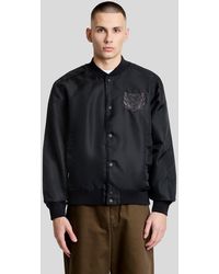 Lyle & Scott - Embroidered Crest Varsity Jacket - Lyst
