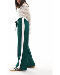 ASOS - Pull On Trousers With Contrast Panel - Lyst