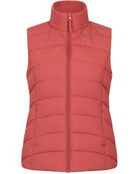 Mountain Warehouse - 'Opal' Padded Gilet With Front Pockets Winter Warm Rain Coat - Lyst