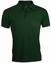 Sol's - Prime Pique Plain Short Sleeve Polo Shirt (Bottle) - Lyst