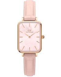 Daniel Wellington - Dw00100508 Ladies Quadro Rouge Rose 20Mm Watch - Lyst