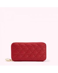 Lulu Guinness - Lip Quilted Leather Tansy Wallet - Lyst