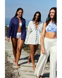 Penti - Oversized Floral Cotton Beach Kaftan - Lyst