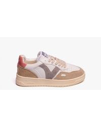 Victoria - Seul Faux Leather & Split Trainers Rosa - Lyst