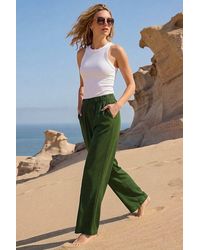 Roman - Crepe Elasticated Waist Trouser - Lyst