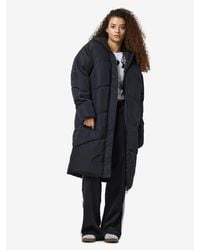Noisy May - Ladies Long Hooded Waterproof Parka Coat Padded - Lyst