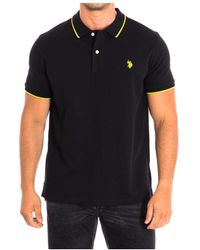 U.S. POLO ASSN. - Kory Short Sleeve With Contrast Lapel Collar 64782 - Lyst