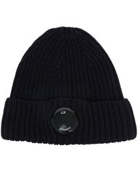 C.P. Company - Extra Fine Merino Wool Beanie - Lyst