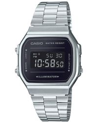G-Shock - Retro Watch A168Wem-1Ef Stainless Steel (Archived) - Lyst