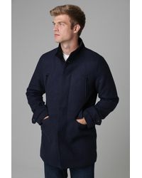 Tokyo Laundry - Padded Faux Wool Coat - Lyst