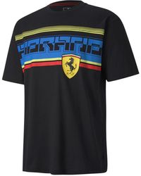 PUMA - Scuderia Ferrari Street T-Shirt Graphic Logo Tee 596139 02 - Lyst