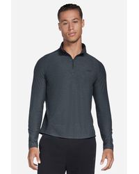 Skechers - Go Dri All Day Performance 1/4 Zip Activewear T-Shirts - Lyst