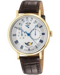 Gv2 - Maestro Ipyg Case, Textured Dial, Dark Handmade Italian Leather Strap - Lyst