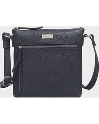 Assots London - Rue' Soft Pebble Grain Leather Crossbody Bag - Lyst