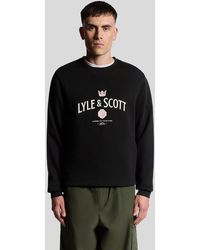 Lyle & Scott - Cheers Graphic Crew Neck Sweatshirt - Lyst
