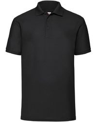 Fruit Of The Loom - 65/35 Pique Short Sleeve Polo Shirt - Lyst