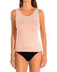 Q En - Bamboo Wide Strap Undershirt Q701 - Lyst