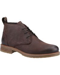 Hush Puppies - Ricky Leather Ankle Boots - Lyst